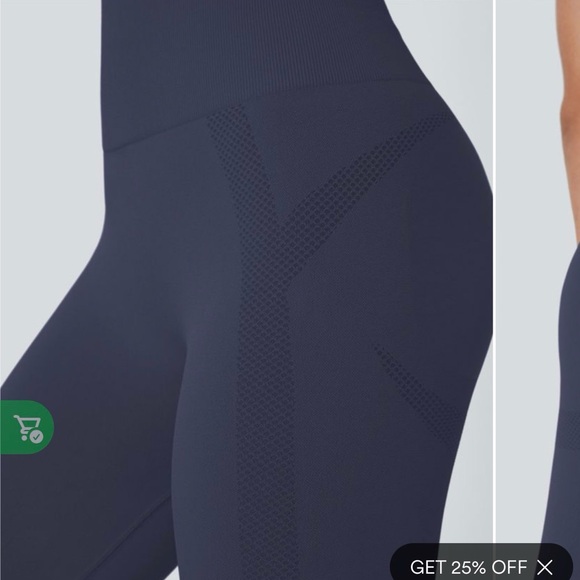 HALARA Seamless Flow Navy Blue Leggings - Picture 7 of 7